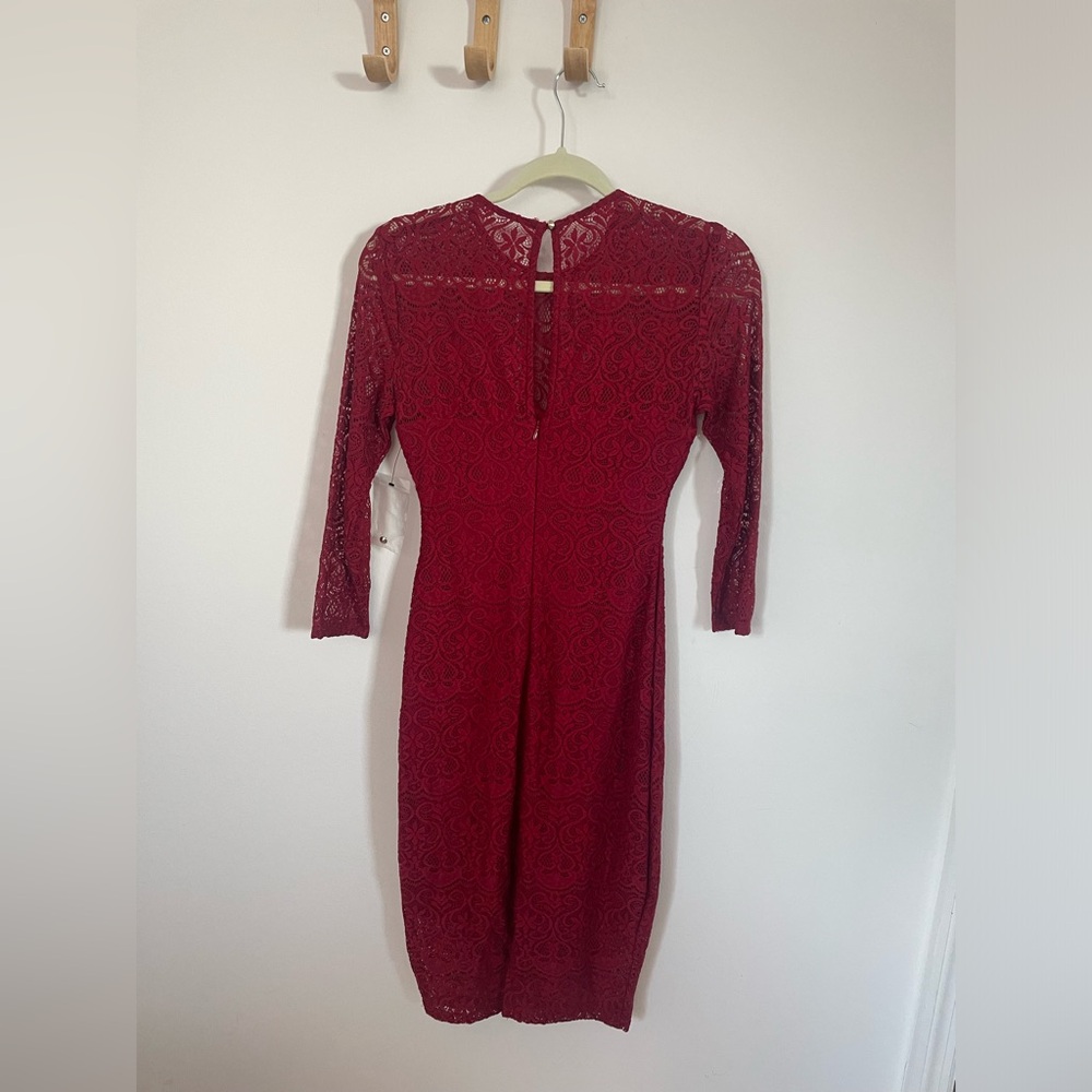 Never worn Guess Red Lace Dress